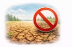 Dry land and water stress image.