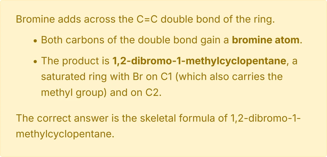 The model answer shown after marking
